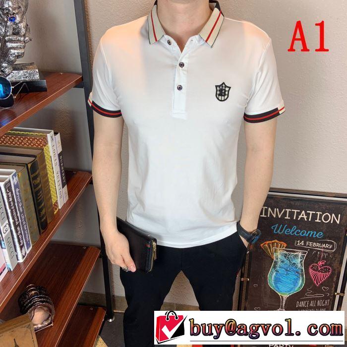 夏先に大活躍する Tシャツ/半袖 バーバリー 2019春夏の大注目トレンド BURBERRY 3色可選