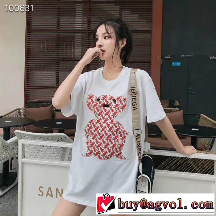 大人っぽく着こなしTシャツ/半袖 バーバリー 【2019春夏】最新コレクション BURBERRY 2色可選