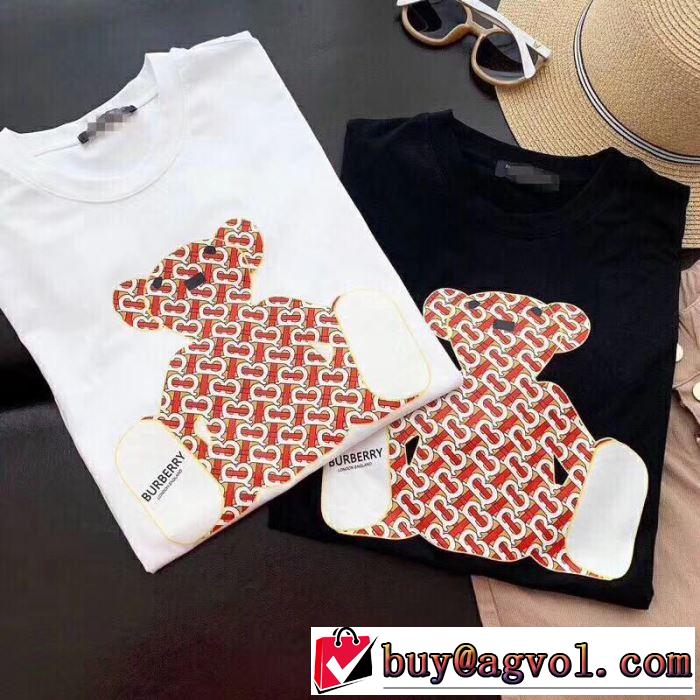 大人っぽく着こなしTシャツ/半袖 バーバリー 【2019春夏】最新コレクション BURBERRY 2色可選