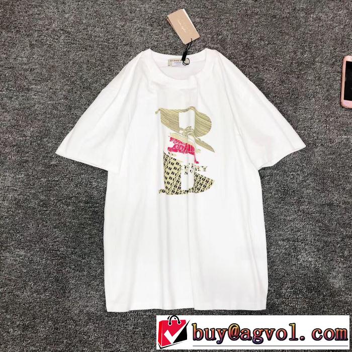 抜け感のあるキレイめ バーバリーBURBERRY 2色可選  Tシャツ/半袖【2019春夏】最新コレクション