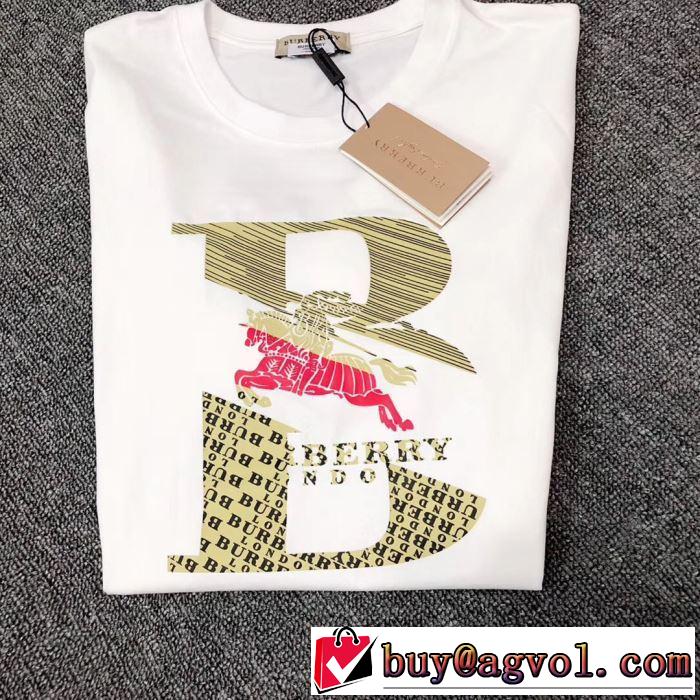 抜け感のあるキレイめ バーバリーBURBERRY 2色可選  Tシャツ/半袖【2019春夏】最新コレクション