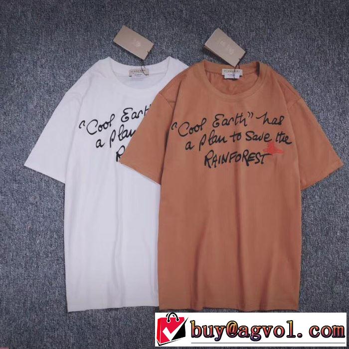 今っぽく新作アイテム バーバリー2019春夏も引き続き人気セール BURBERRY 2色可選  Tシャツ/半袖 夏キレ味をプラス