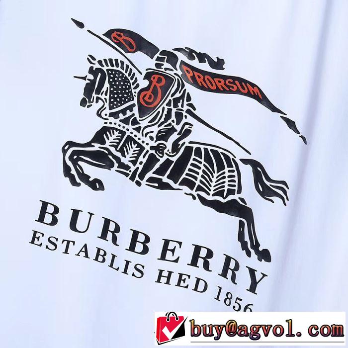2019即旬な装いに バーバリー BURBERRY Tシャツ/ティーシャツ きちんと感が抜群 3色可選 オシャレな印象に