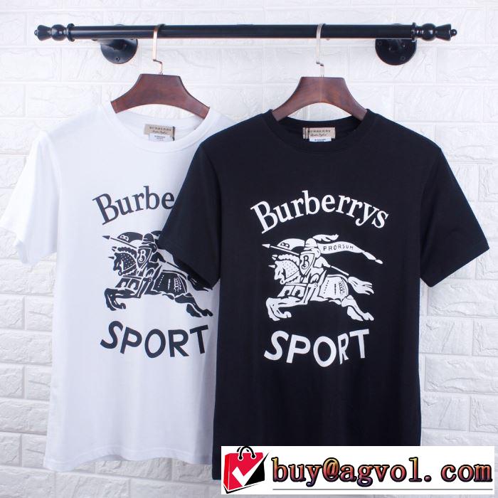 2色可選 グッと大人っぽい印象に バーバリー BURBERRY 2019年の夏のマスト Tシャツ/ティーシャツ 夏らしい抜け感を演出し 