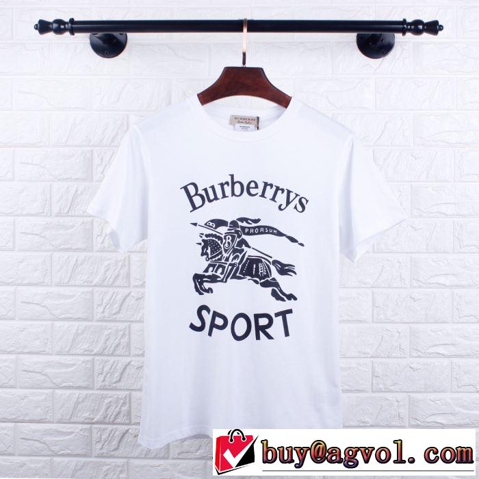2色可選 グッと大人っぽい印象に バーバリー BURBERRY 2019年の夏のマスト Tシャツ/ティーシャツ 夏らしい抜け感を演出し