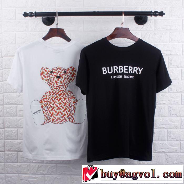 バーバリー BURBERRY おすすめな大人のトレンド Tシャツ/ティーシャツ 2019年春夏シーズンの人気 2色可選 サラサラの着心地 