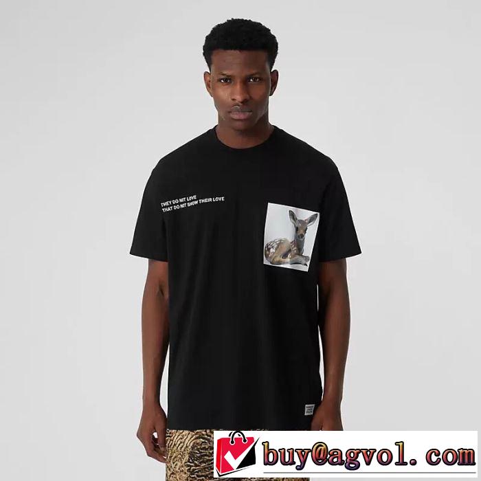 ちょっと大人の印象 バーバリー BURBERRY 2019春夏も引き続き人気セール Tシャツ/ティーシャツ 2色可選 