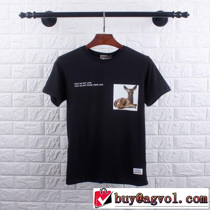 ちょっと大人の印象 バーバリー BURBERRY 2019春夏も引き続き人気セール Tシャツ/ティーシャツ 2色可選