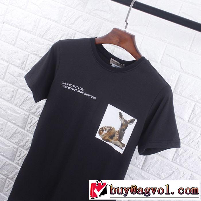 ちょっと大人の印象 バーバリー BURBERRY 2019春夏も引き続き人気セール Tシャツ/ティーシャツ 2色可選