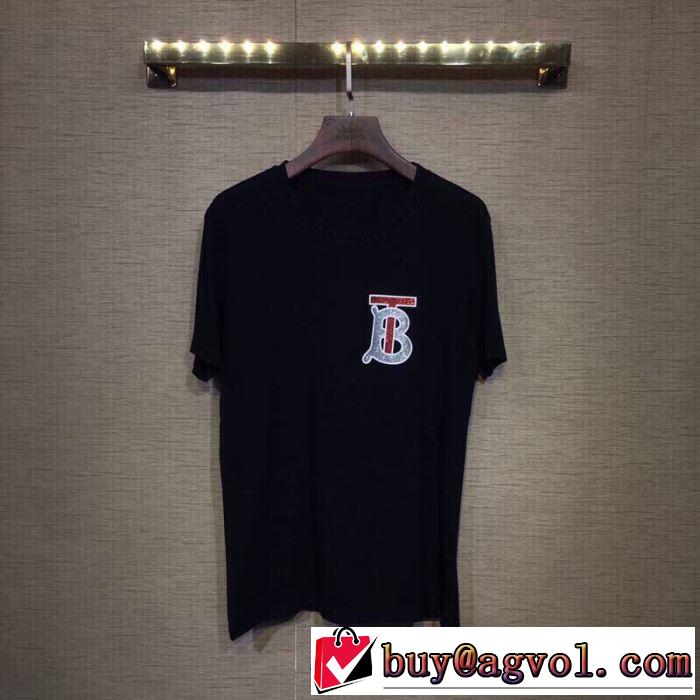 特に注目したい バーバリー BURBERRY 春夏の流行り2019新品 Tシャツ/ティーシャツ 2色可選 大人っぽく着こなせる