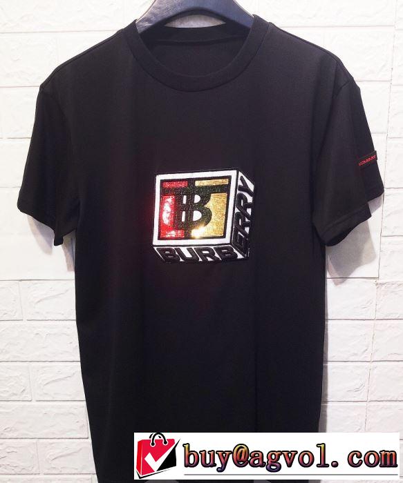 鮮度が手に入る バーバリー BURBERRY 2019年の春夏に着たい Tシャツ/ティーシャツ 2色可選 旬の気分を絶妙に 