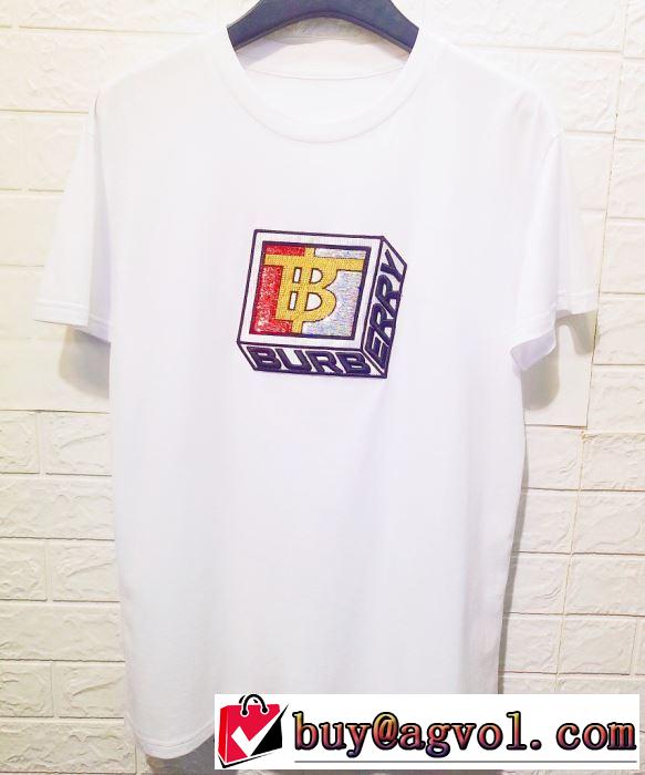 鮮度が手に入る バーバリー BURBERRY 2019年の春夏に着たい Tシャツ/ティーシャツ 2色可選 旬の気分を絶妙に