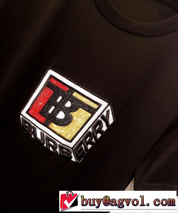 鮮度が手に入る バーバリー BURBERRY 2019年の春夏に着たい Tシャツ/ティーシャツ 2色可選 旬の気分を絶妙に