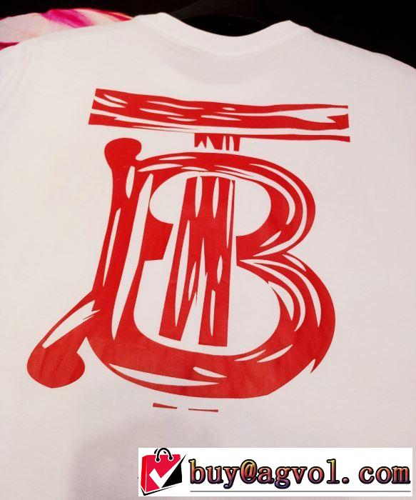 夏っぽさ新作アイテム バーバリー BURBERRY 元気な印象のコーデ Tシャツ/ティーシャツ 2色可選 2019春夏トレンドアイテム