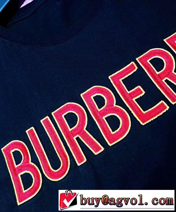夏っぽさ新作アイテム バーバリー BURBERRY 元気な印象のコーデ Tシャツ/ティーシャツ 2色可選 2019春夏トレンドアイテム