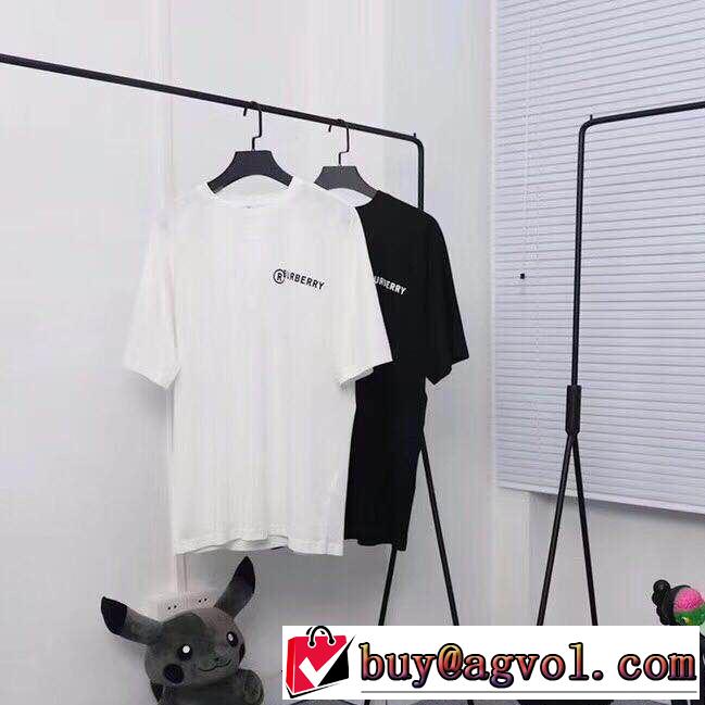 バーバリー BURBERRY 2色可選 最も目立ったブランド新品 おしゃれデザインも大人気 Tシャツ/ティーシャツ  2019夏色っぽさ