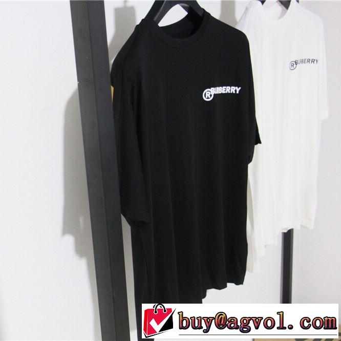 バーバリー BURBERRY 2色可選 最も目立ったブランド新品 おしゃれデザインも大人気 Tシャツ/ティーシャツ  2019夏色っぽさ