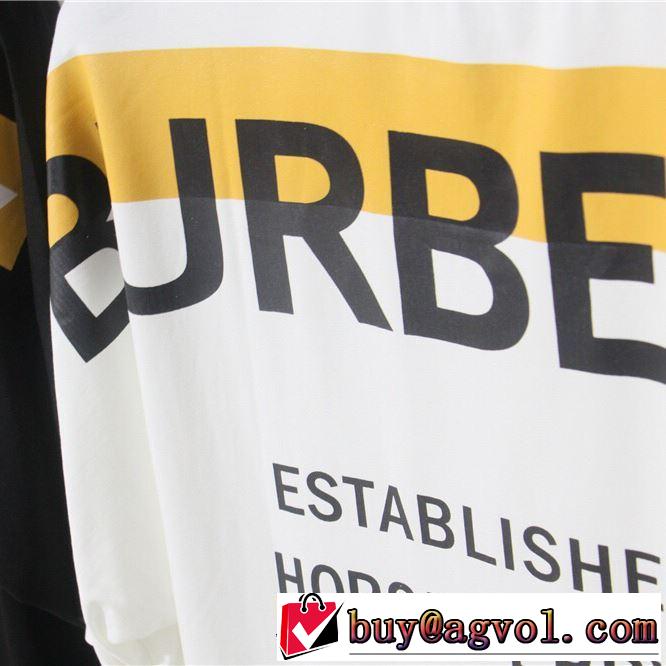 バーバリー BURBERRY 2色可選 最も目立ったブランド新品 おしゃれデザインも大人気 Tシャツ/ティーシャツ  2019夏色っぽさ