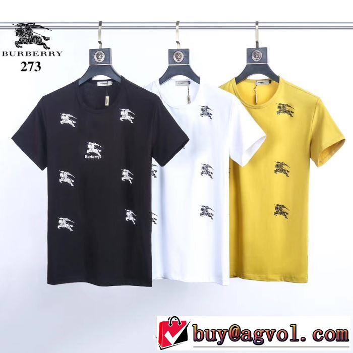 Tシャツ/ティーシャツ ぜひ今年のトレンドをチェック バーバリー 2019年春夏流行ファッション BURBERRY  3色可選 
