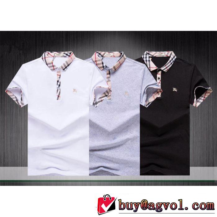 トレンド感があって涼しげ バーバリー BURBERRY Tシャツ/ティーシャツ 3色可選 ブラッシュアップして華やかに