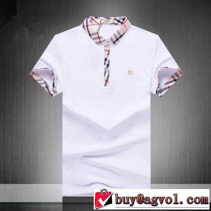 トレンド感があって涼しげ バーバリー BURBERRY Tシャツ/ティーシャツ 3色可選 ブラッシュアップして華やかに