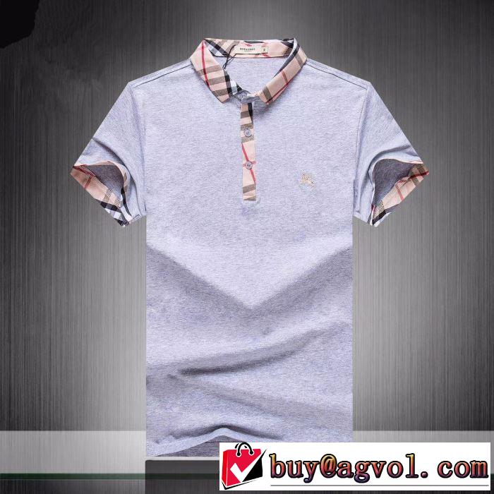 トレンド感があって涼しげ バーバリー BURBERRY Tシャツ/ティーシャツ 3色可選 ブラッシュアップして華やかに