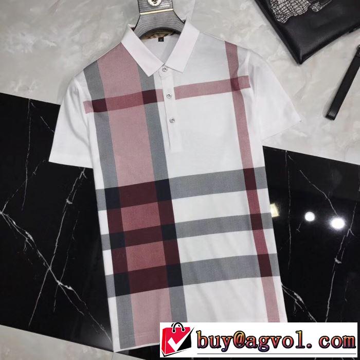 リラックス感のあるゆったり バーバリー BURBERRY 2019夏ファション新品Tシャツ/ティーシャツ 3色可選 スタイルアップ効果