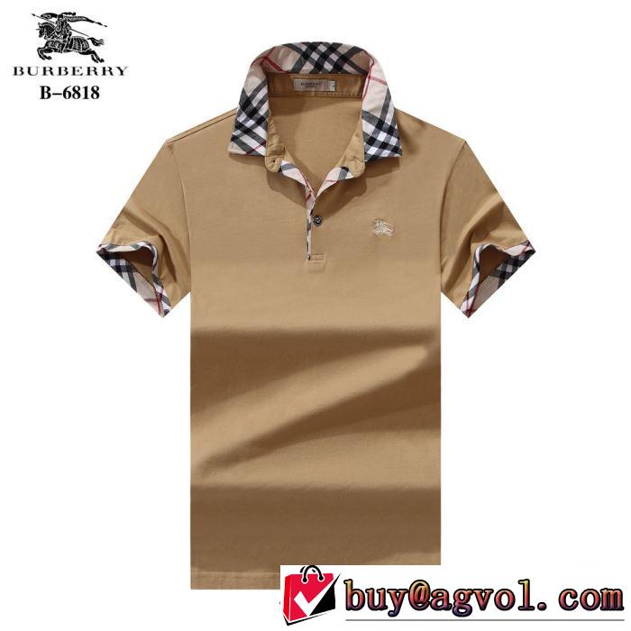 Tシャツ/ティーシャツ 上品な涼やかさある印象に バーバリー夏らしい品格が漂う BURBERRY  多色可選 爽やかすぎない大人の印象に