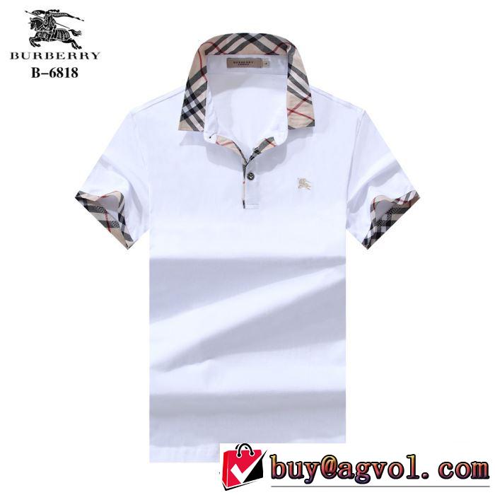 Tシャツ/ティーシャツ 上品な涼やかさある印象に バーバリー夏らしい品格が漂う BURBERRY  多色可選 爽やかすぎない大人の印象に