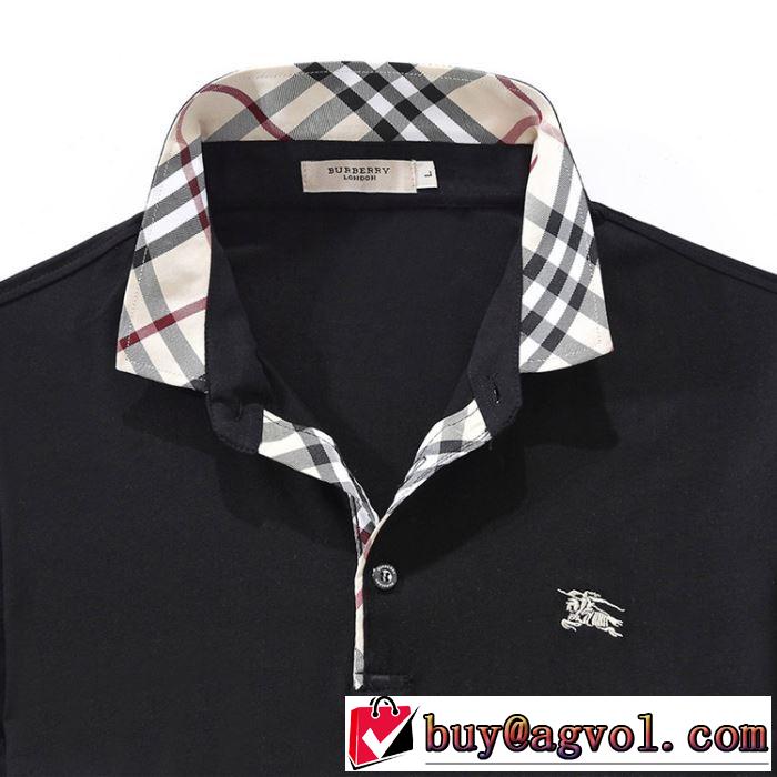 Tシャツ/ティーシャツ 上品な涼やかさある印象に バーバリー夏らしい品格が漂う BURBERRY  多色可選 爽やかすぎない大人の印象に