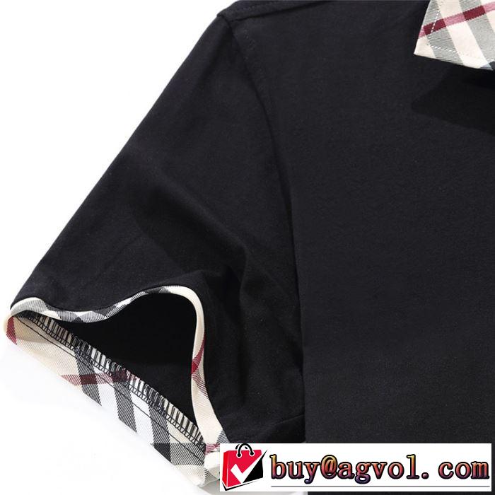 Tシャツ/ティーシャツ 上品な涼やかさある印象に バーバリー夏らしい品格が漂う BURBERRY  多色可選 爽やかすぎない大人の印象に