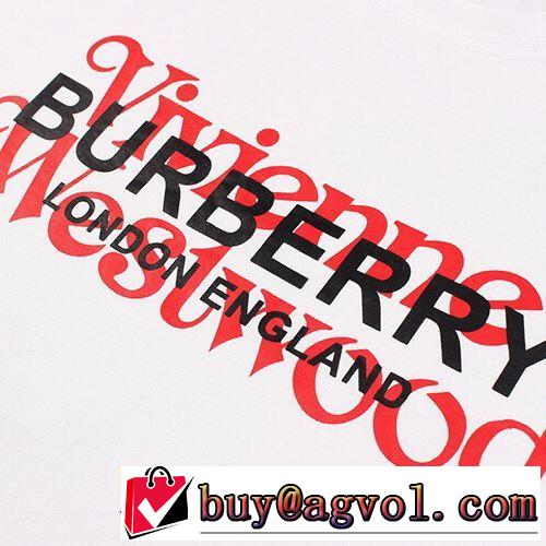 2色可選 大胆にデザインオシャレ新品バーバリー BURBERRYきれいめ派に上質 Tシャツ/ティーシャツ  春夏の流行り2019新品
