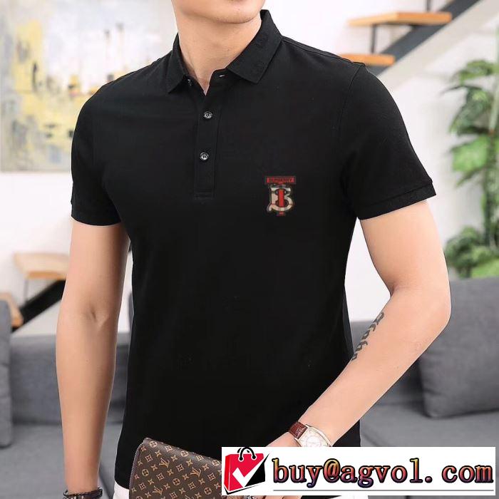 おしゃれな夏ファッション2019 バーバリー BURBERRY 切りっぱなしデザイン Tシャツ/ティーシャツ 2色可選 今人気の秘訣