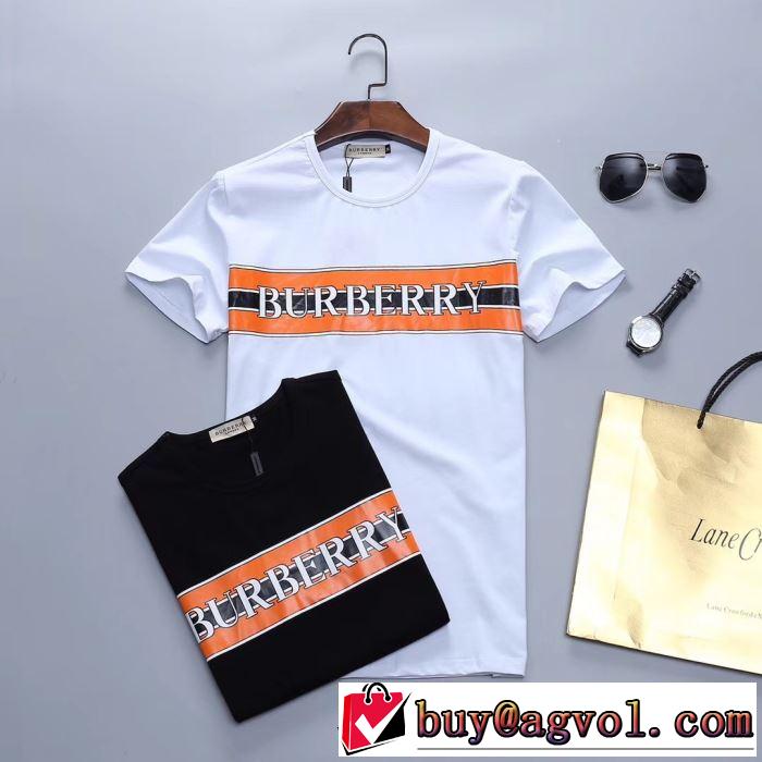 《2019年》今、注目のストリート バーバリー BURBERRY Tシャツ/ティーシャツ 2色可選 素敵なスタイルで夏の定番