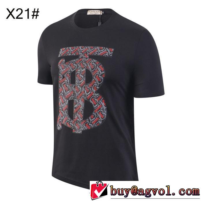 3色可選 最も目立ったブランド新品 バーバリー BURBERRY 2019夏色っぽさ Tシャツ/ティーシャツ オシャレアイテム