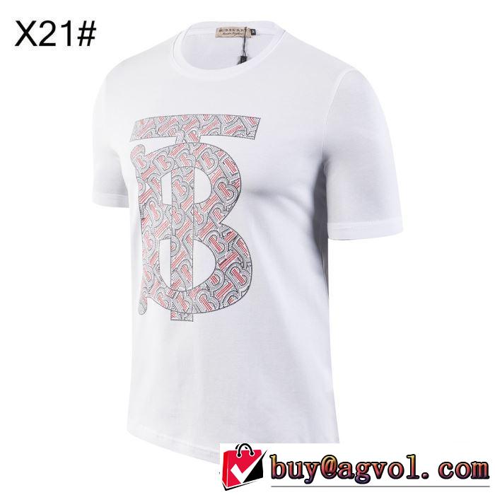3色可選 最も目立ったブランド新品 バーバリー BURBERRY 2019夏色っぽさ Tシャツ/ティーシャツ オシャレアイテム