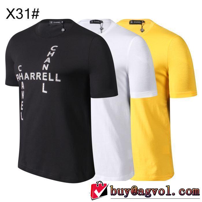 ブランド コピー おしゃれ上級者に挑戦 2019春夏人気トレンドアイテム 半袖Tシャツ 3色可選 春夏らしい華やか