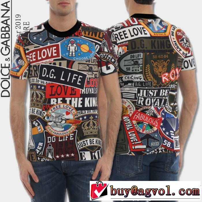  こなれ感を引き立たせ  ドルチェ＆ガッバーナ Dolce&Gabbana大人っぽく見せ新作 Tシャツ/ティーシャツ 