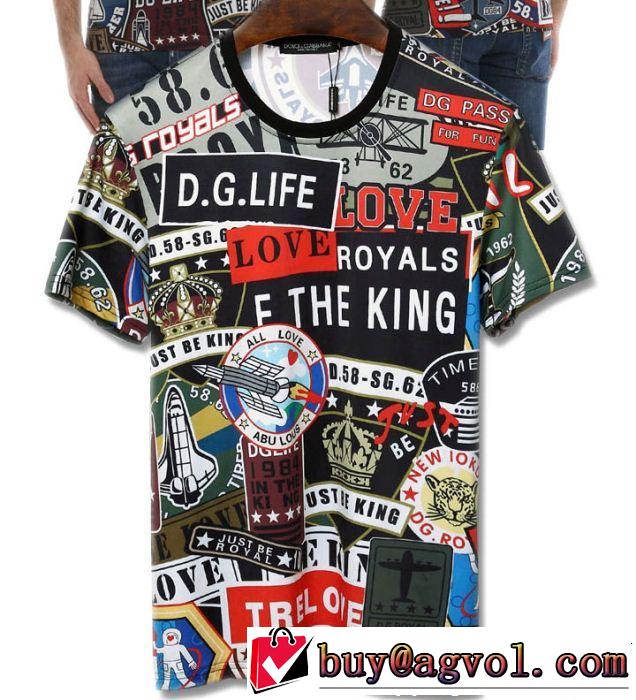 こなれ感を引き立たせ  ドルチェ＆ガッバーナ Dolce&Gabbana大人っぽく見せ新作 Tシャツ/ティーシャツ