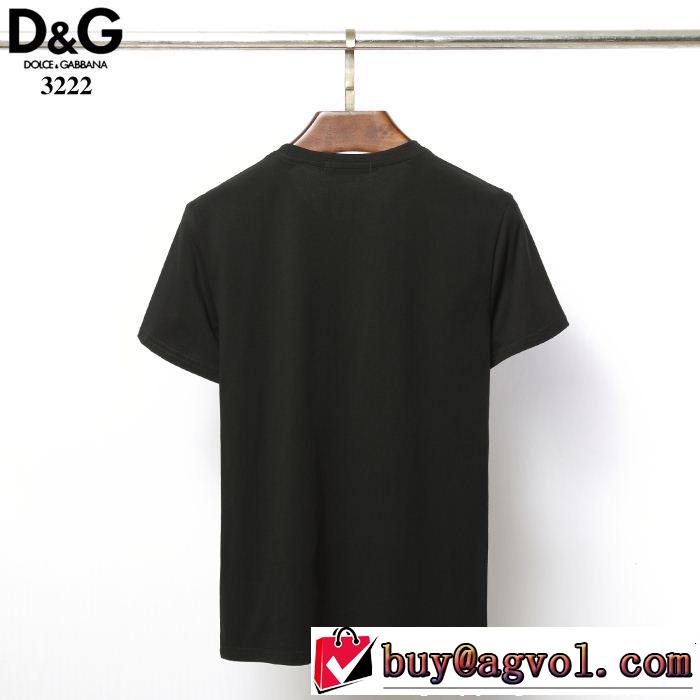 スタイルUPして着こなす Tシャツ/ティーシャツ ドルチェ＆ガッバーナ Dolce&Gabbana 2色可選