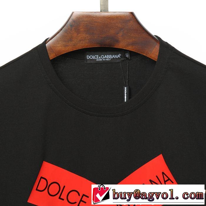 スタイルUPして着こなす Tシャツ/ティーシャツ ドルチェ＆ガッバーナ Dolce&Gabbana 2色可選