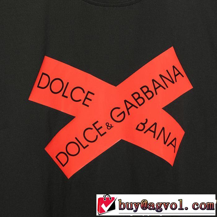 スタイルUPして着こなす Tシャツ/ティーシャツ ドルチェ＆ガッバーナ Dolce&Gabbana 2色可選