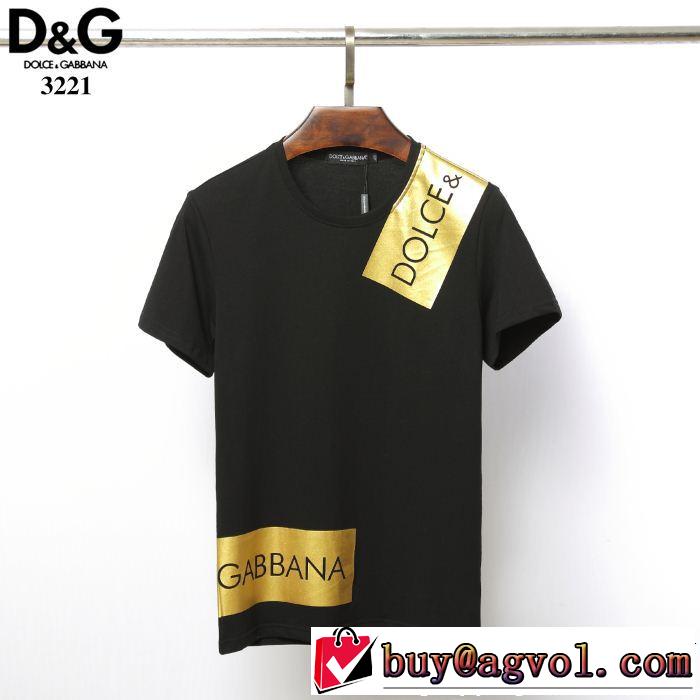 夏にぴったり限定アイテム 2色可選 Tシャツ/ティーシャツ 2019即旬な装いに ドルチェ＆ガッバーナ Dolce&Gabbana