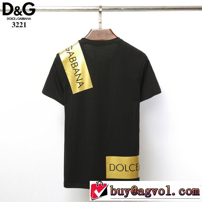 夏にぴったり限定アイテム 2色可選 Tシャツ/ティーシャツ 2019即旬な装いに ドルチェ＆ガッバーナ Dolce&Gabbana