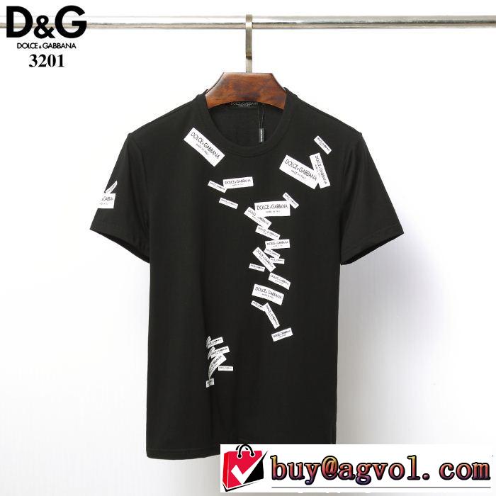 2色可選  今シーズン人気のアイテム Tシャツ/ティーシャツ ドルチェ＆ガッバーナ  季節感をプラス人気商品 Dolce&Gabbana