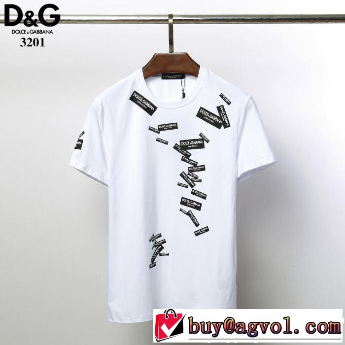 2色可選  今シーズン人気のアイテム Tシャツ/ティーシャツ ドルチェ＆ガッバーナ  季節感をプラス人気商品 Dolce&Gabbana