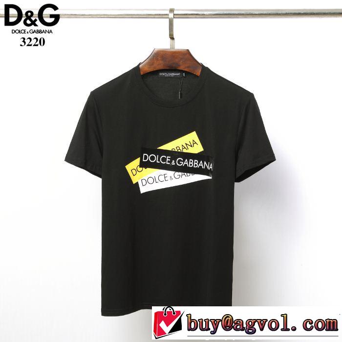 目を引く存在感抜群Dolce&Gabbana  魅力的な今年らしい Tシャツ/ティーシャツ ドルチェ＆ガッバーナ  3色可選