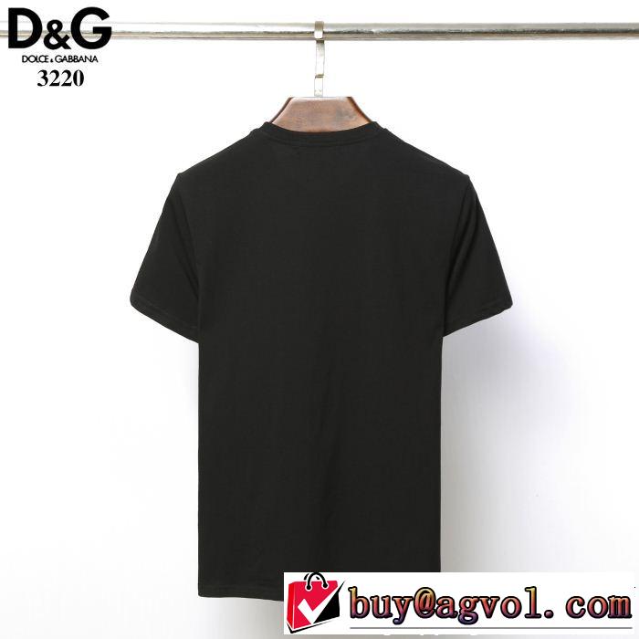 目を引く存在感抜群Dolce&Gabbana  魅力的な今年らしい Tシャツ/ティーシャツ ドルチェ＆ガッバーナ  3色可選