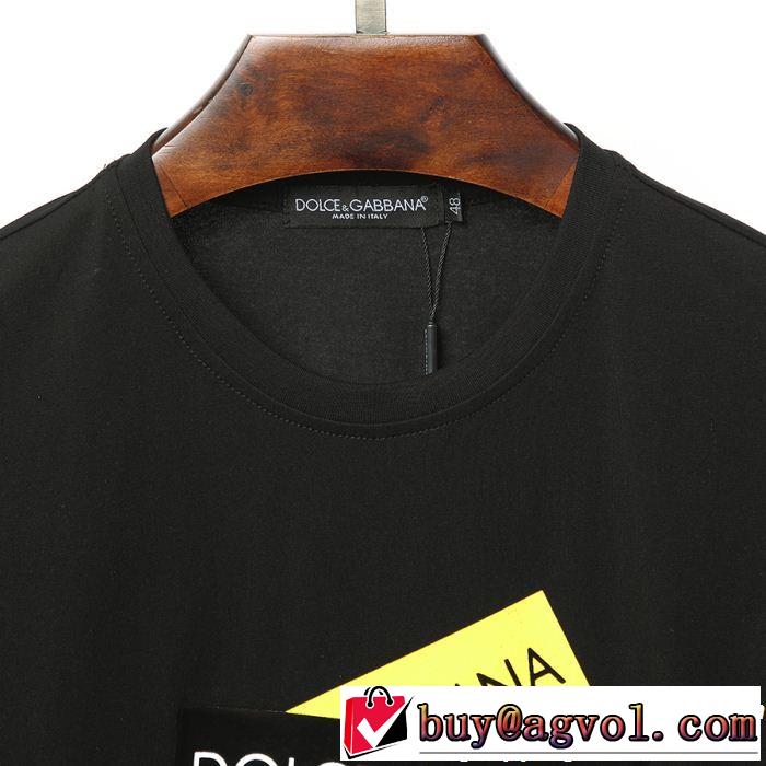 目を引く存在感抜群Dolce&Gabbana  魅力的な今年らしい Tシャツ/ティーシャツ ドルチェ＆ガッバーナ  3色可選