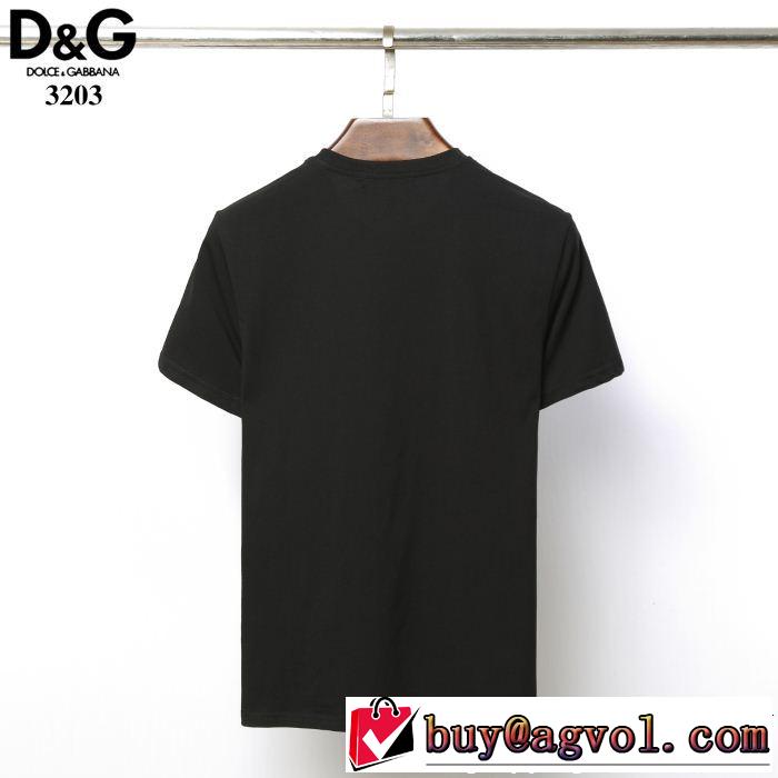 旬の気分を絶妙に ドルチェ＆ガッバーナ Dolce&Gabbana 2色可選  Tシャツ/ティーシャツ春夏らしい華やか